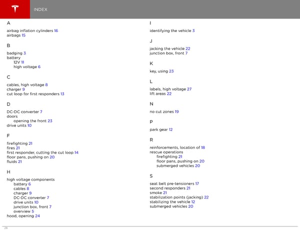 Model S | 2016 Emergency Response Guide - Page 29