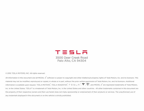 Model S | 2016 Emergency Response Guide - Page 31