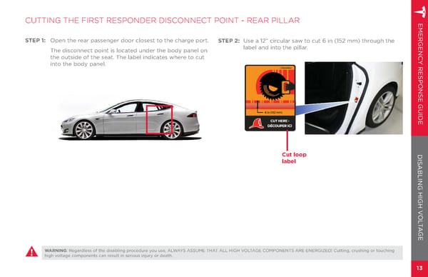 Model S | 2014 Emergency Response Guide - Page 15