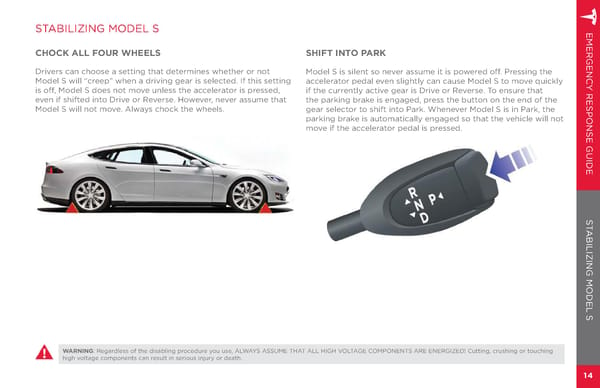 Model S | 2014 Emergency Response Guide - Page 16