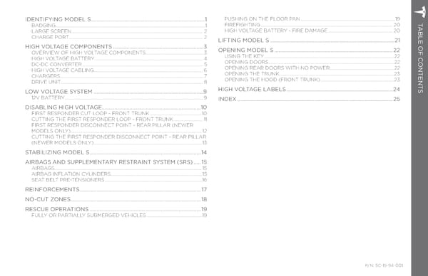 Model S | 2012-13 Emergency Response Guide - Page 2