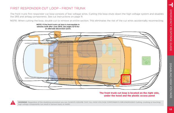 Model S | 2012-13 Emergency Response Guide - Page 12