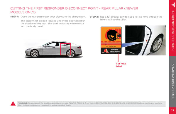 Model S | 2012-13 Emergency Response Guide - Page 15