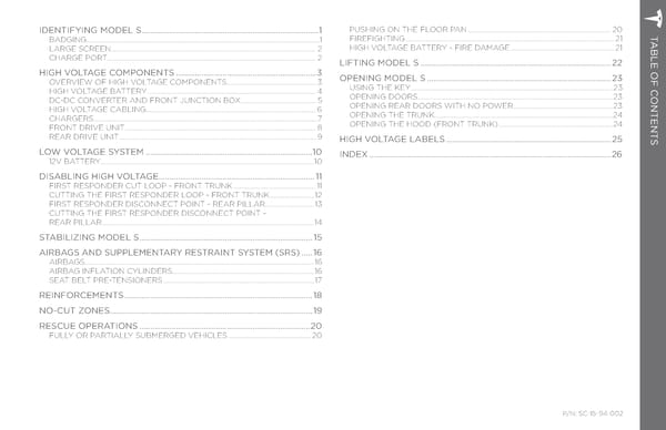 Model S | 2014-2015 Emergency Response Guide - Page 2