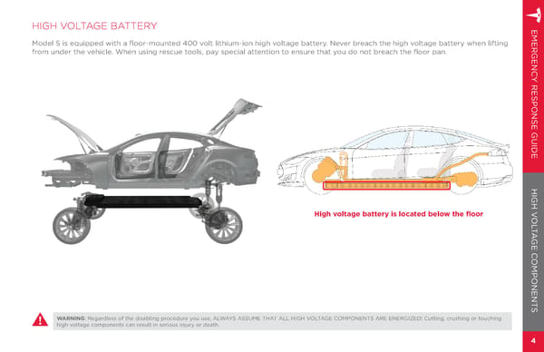 Model S | 2014-2015 Emergency Response Guide - Page 6