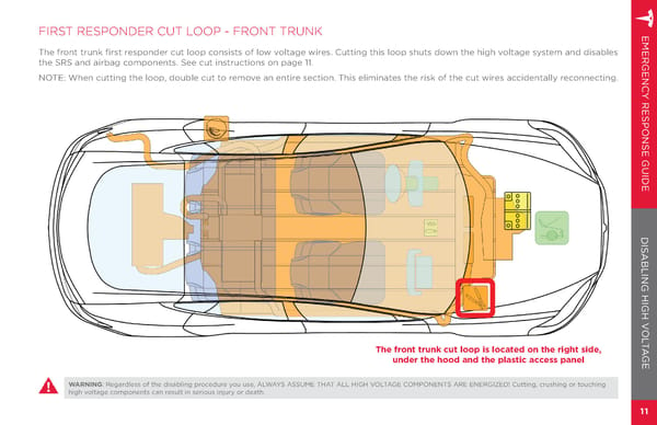 Model S | 2014-2015 Emergency Response Guide - Page 13