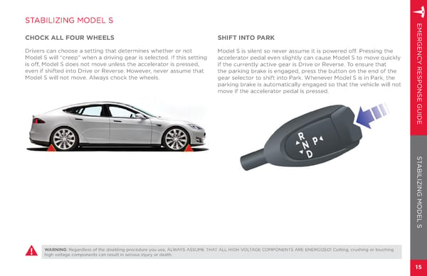 Model S | 2014-2015 Emergency Response Guide - Page 17