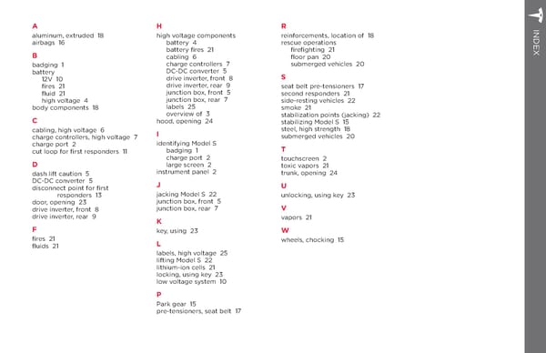 Model S | 2014-2015 Emergency Response Guide - Page 28