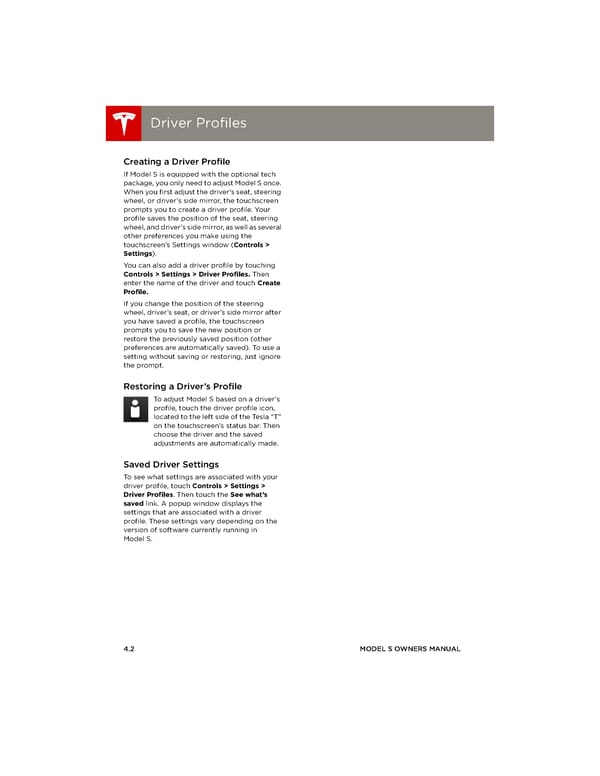 Tesla Model S | Owner's Manual - Page 42