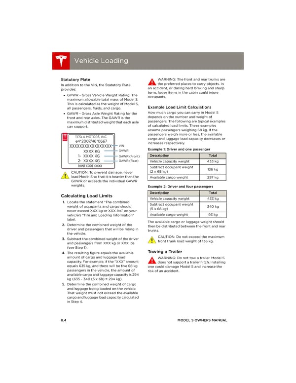 Tesla Model S | Owner's Manual - Page 126