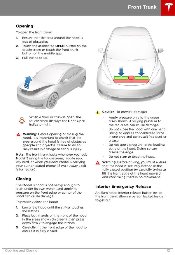 Tesla Model 3 | Owner's Manual - Page 13