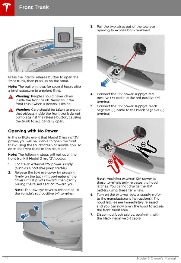 Tesla Model 3 | Owner's Manual - Page 14