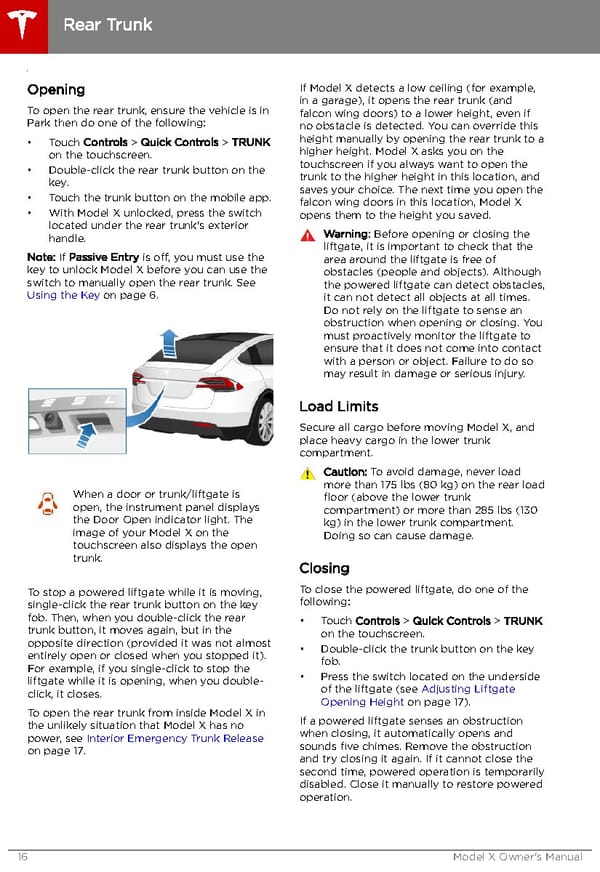 Tesla Model X | Owner's Manual - Page 17