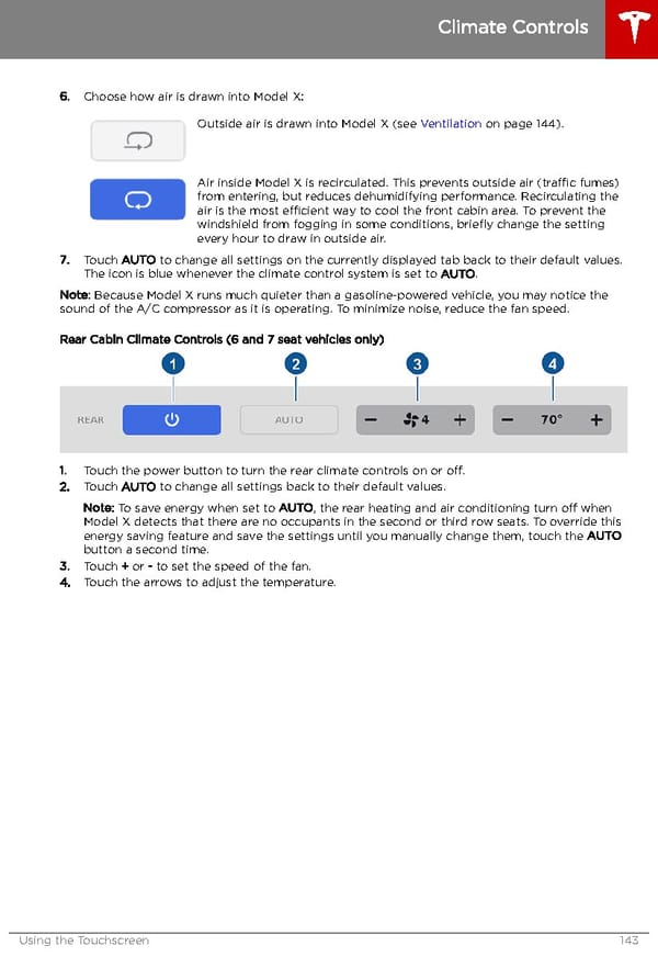 Tesla Model X | Owner's Manual - Page 144