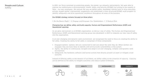 Tesla 2021 Impact Report - Page 47